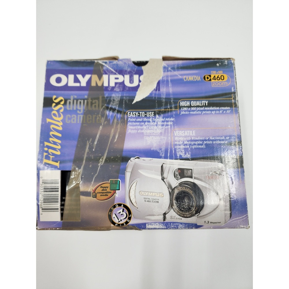 Olympus Camedia D-460 Zoom Digital Camera 1.3MP 3x Optical Zoom Silver Boxed - Picture 11 of 16